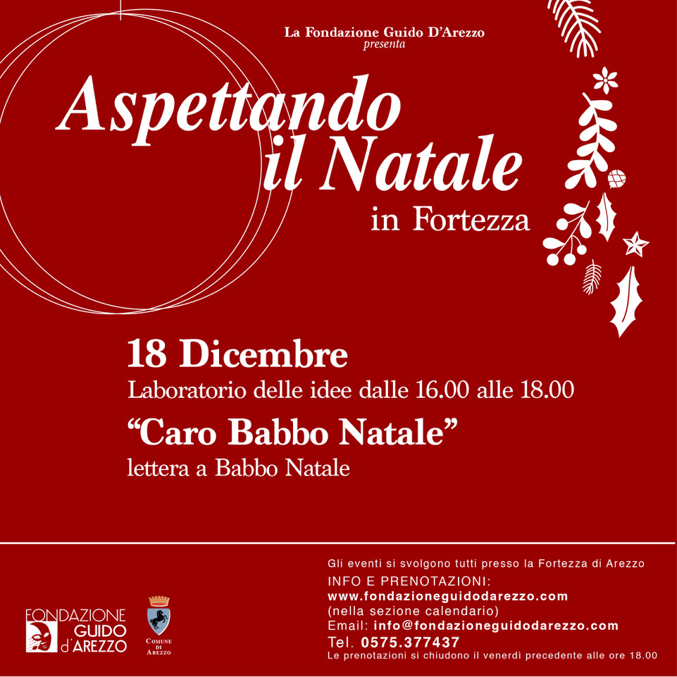 “Caro Babbo Natale” evento 18 dic