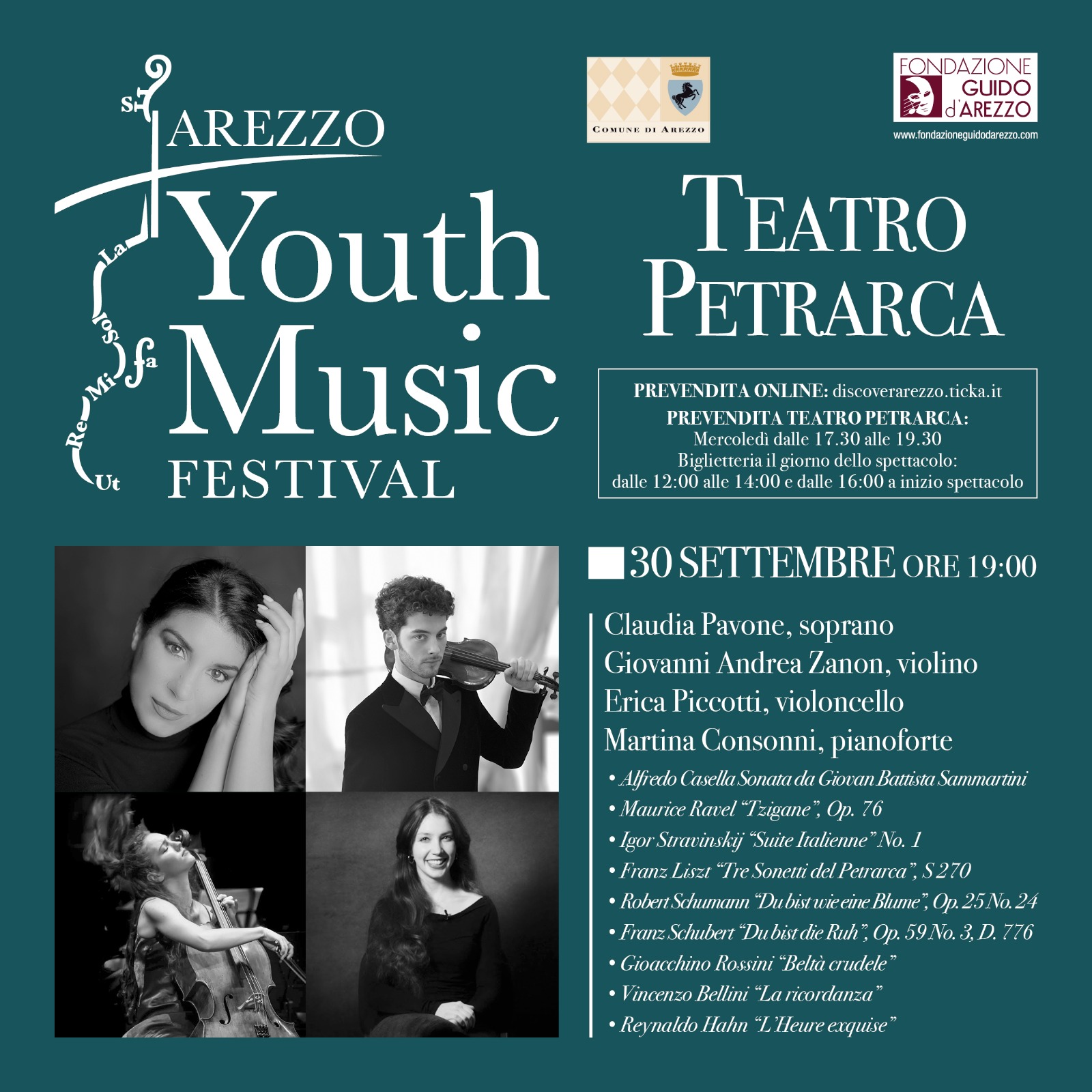 Arezzo Youth Music Festival quadrato