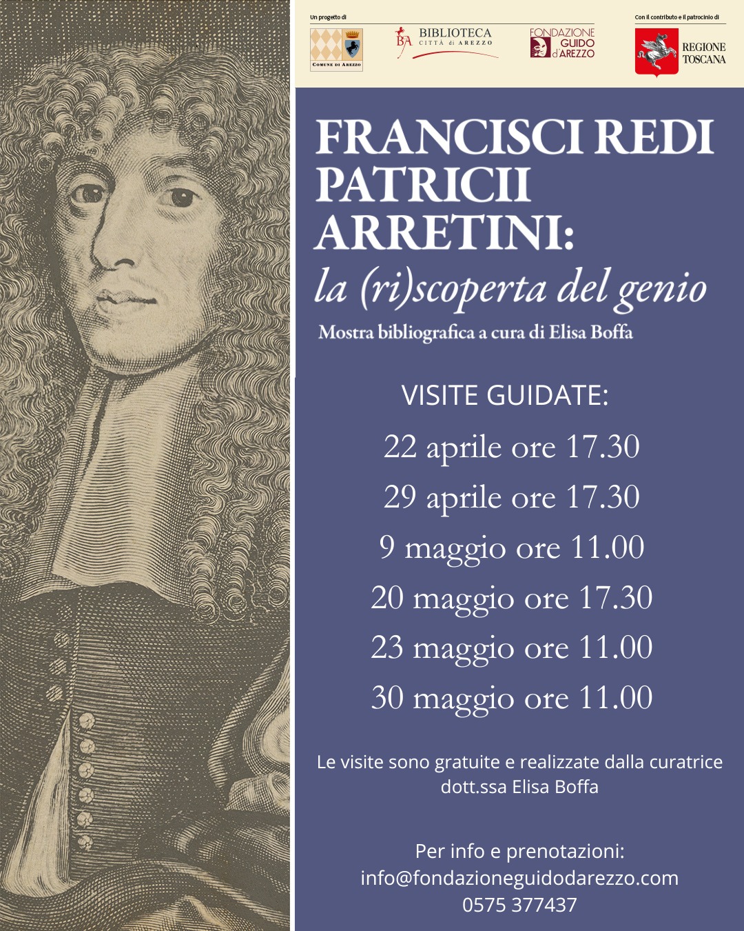 Visita Guidata - Francisci Redi Patricii Arretini Visite Guidate